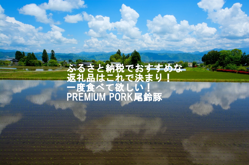 楽天ユーザーにお勧め！PREMIUM PORK 尾鈴豚 「ふるさと納税」おすずとん