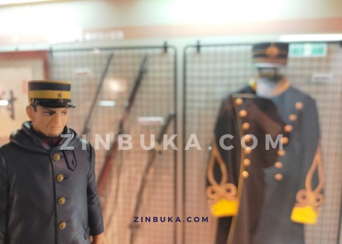 ゴールデンカムイにまつわる屯田兵の制服や村田銃の展示